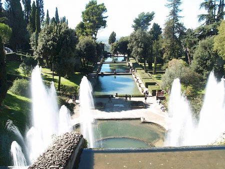 Villa d'Este at Tivoli near Rome