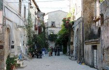 La piazza di Calcata